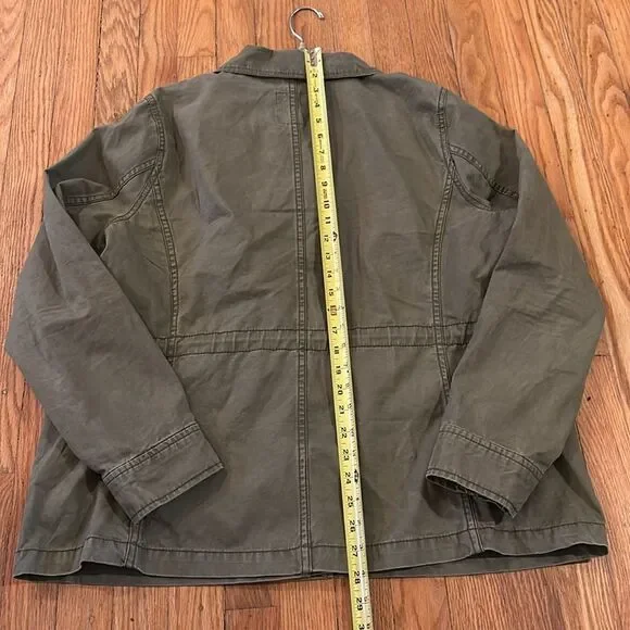 Madewell Utility Jacket in Olive Green - Picture 10 of 11